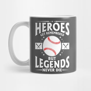 baseball typography Mug